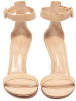 Thumbnail for your product : Gianvito Rossi Portofino 85 Suede Sandals - Womens - Nude