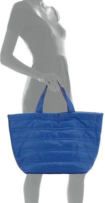 Neiman Marcus Quilted Large Tote Bag, Cobalt