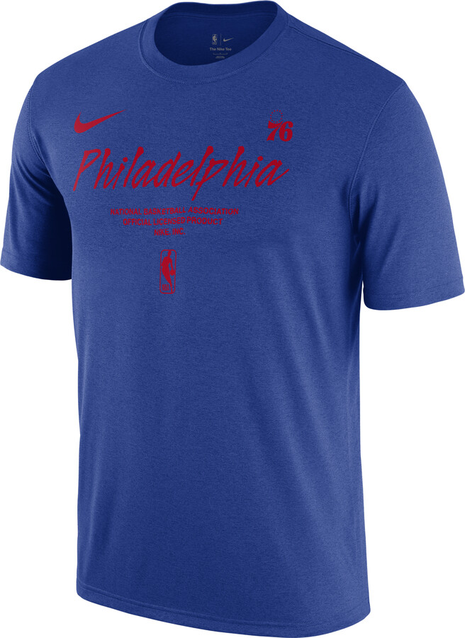 Nike Men's Philadelphia Phillies Blue Logo Velocity T-Shirt