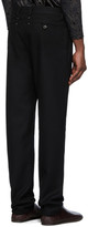 Thumbnail for your product : Maison Margiela Black Wool Regular Fit Trousers