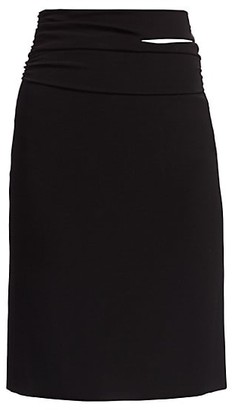 Helmut Lang Jersey Pencil Skirt