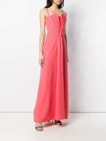 Thumbnail for your product : Emporio Armani Pleat Detail Evening Dress