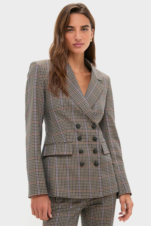 Veronica Beard Russet Multi Claude Dickey Jacket