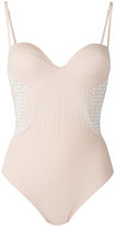 La Perla - maillot de bain à détails de perles - women - Nylon/Polyester/Spandex/Elasthanne - 2