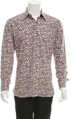 Tom Ford Floral Button-Up Shirt