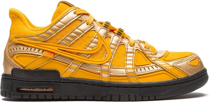 Gravere spørge akavet Nike x Off-White Air Rubber Dunk "University Gold" sneakers - ShopStyle