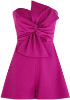 Thumbnail for your product : New Look Bow Front Strapless Playsuit