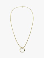 Thumbnail for your product : John Lewis & Partners Gemstones Short Double Pendant Necklace, Green Onyx