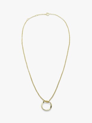John Lewis & Partners Gemstones Short Double Pendant Necklace, Green Onyx