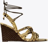 Thumbnail for your product : Tory Burch Basket-Weave Espadrille Wedge | PALE DESERT ROCCIA | 10