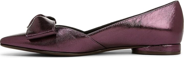 Naturalizer Havana Bow Women's Flat Shoes Deep Plum Purple Leather : 7.5 M (B) - Image 6