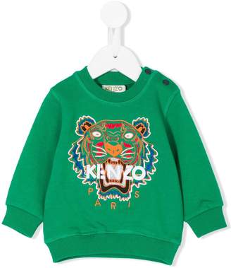Kenzo Kids embroidered Tiger sweatshirt
