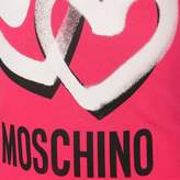 Thumbnail for your product : Moschino MoschinoGirls Fuchsia Graffiti Hearts Dress