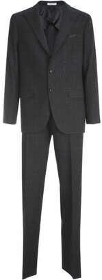 Boglioli Prince of Wales Checked Two-Piece Suit