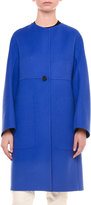 Thumbnail for your product : Jil Sander Double-Face Cashmere Coat, Cobalt
