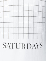 Thumbnail for your product : Saturdays NYC grid T-shirt