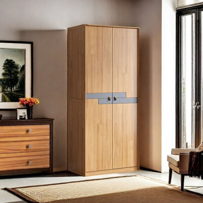 Parttlion European style pastoral style simple wardrobe
