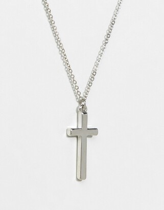 ICON BRAND cross pendant necklace in antique silver