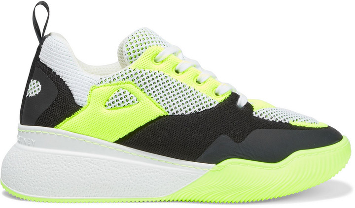stella mccartney neon sneakers