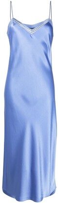 Polo Ralph Lauren Cross-Stitch Trim Slip Dress