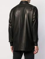 Thumbnail for your product : Rick Owens leather shirt jacket