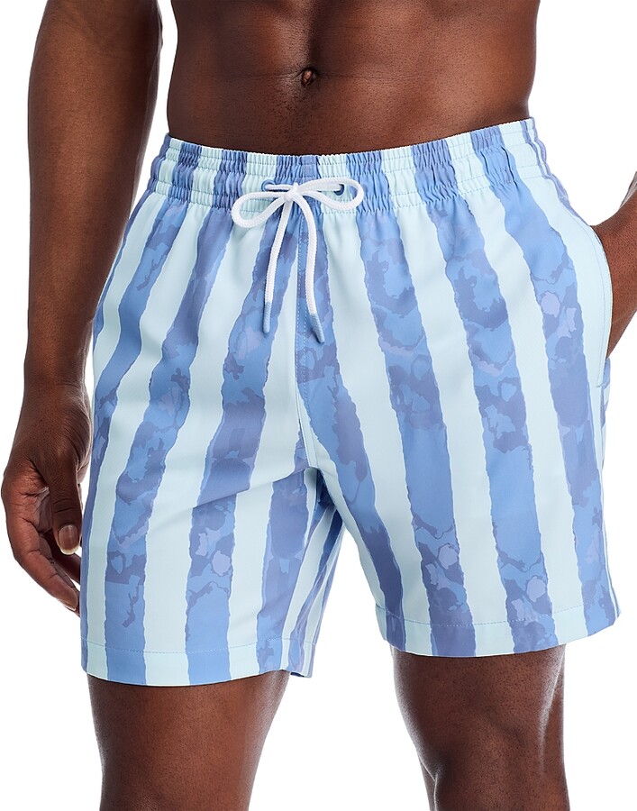 Trunks Surf & Swim Co. Sano Abstract Stripe 6.5 Swim Trunks