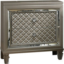 Rosdorf Park Kyrie 2 Drawer Nightstand