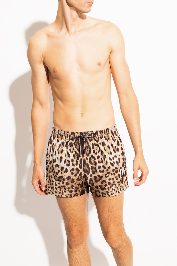 Dolce & Gabbana Swim Shorts Men's Brown - ShopStyle