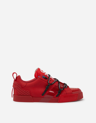 red and black dolce gabbana sneakers