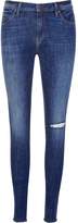 Thumbnail for your product : GUESS High Waist Skinny Jeans - Blue
