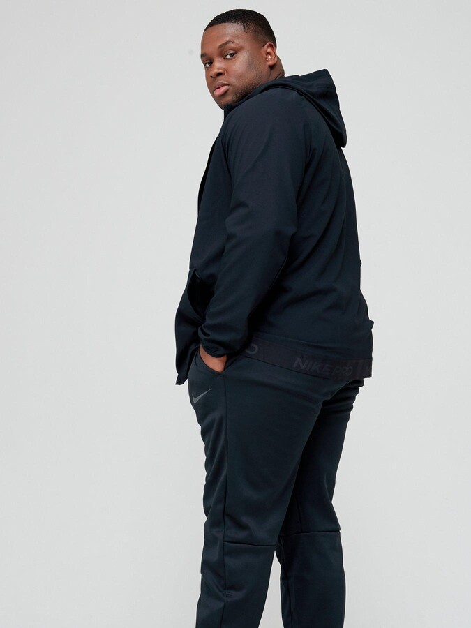 black nike zip jacket