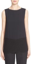 Thumbnail for your product : Fabiana Filippi Women's Paillette Embellished Stretch Silk Tank