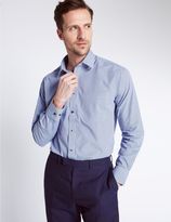 Thumbnail for your product : Marks and Spencer 2 Pack Easy to Iron Tailored Shirts with Tie