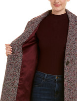 Thumbnail for your product : Sam Edelman Reefer Wool-Blend Coat