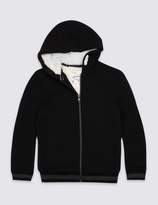Thumbnail for your product : Marks and Spencer Zipped Hooded Top (3-14 Years)