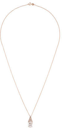 Effy Jewelry 14K Morganite & Diamond Pendant Necklace