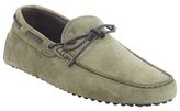 Thumbnail for your product : Tod's military green suede 'New Gommini' driving loafers