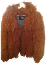 Thumbnail for your product : D&G 1024 D&g Mongolian Fur Jacket In Blood Orange