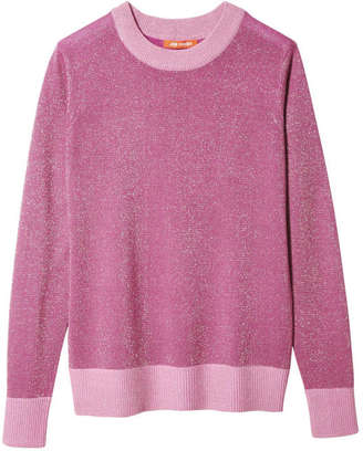Joe Fresh Women's Metallic Sweater, Fuchsia (Size L)