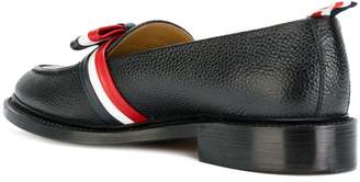 Thom Browne striped bow loafers