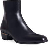 Thumbnail for your product : Dunhill Men's Duke Leather Ankle Boots w/ Antique Brass Detail