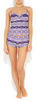 Thumbnail for your product : Wallis Purple And White Swim Shorts