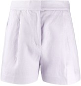 Thumbnail for your product : MICHAEL Michael Kors High-Rise Linen Shorts