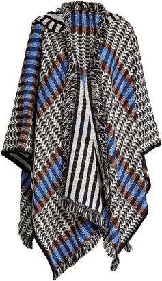 Missoni Fringed Wool Cape with Cashmere