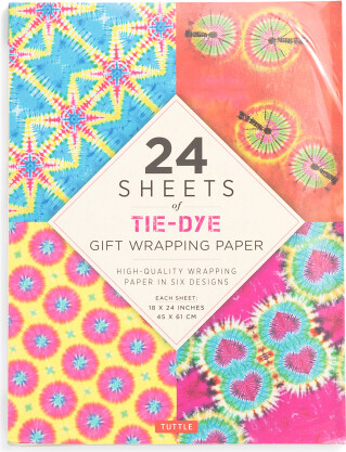 TJMAXX 24Pk Tie Dye Gift Wrapping Paper