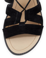 Thumbnail for your product : Rebecca Minkoff Greyson Suede Lace-Up Sandal, Black