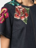 Thumbnail for your product : Cinq à Sept Ashton embroidered denim dress