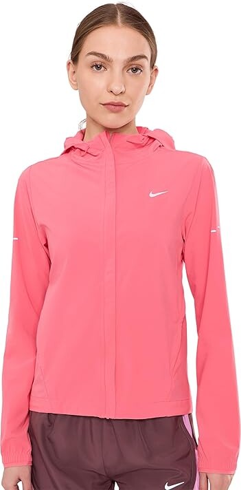 Nike Swift Repel Packable Running Jacket Women's Jacket Sea Coral/Reflective Silver : XL Polyester/Spandex