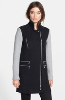 Thumbnail for your product : Dawn Levy DL2 by 'Alix' Colorblock Wool Blend Coat
