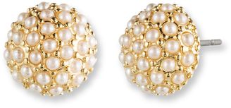 lonna & lilly Clustered Pearl Stud Earrings